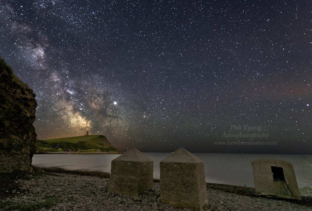 NFA 8 75 years commemoration D-Day Anti Tank traps & Machine gun pillbox from 2nd World War at Kimmeridge.