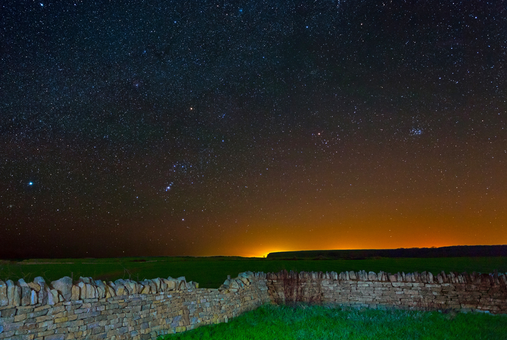 NFA 40 Constellations with Weymouth light pollution.