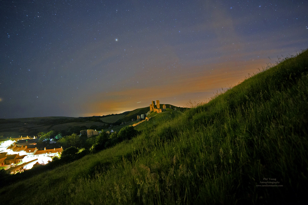 NFA 37 Dusk at Corfe Castle.