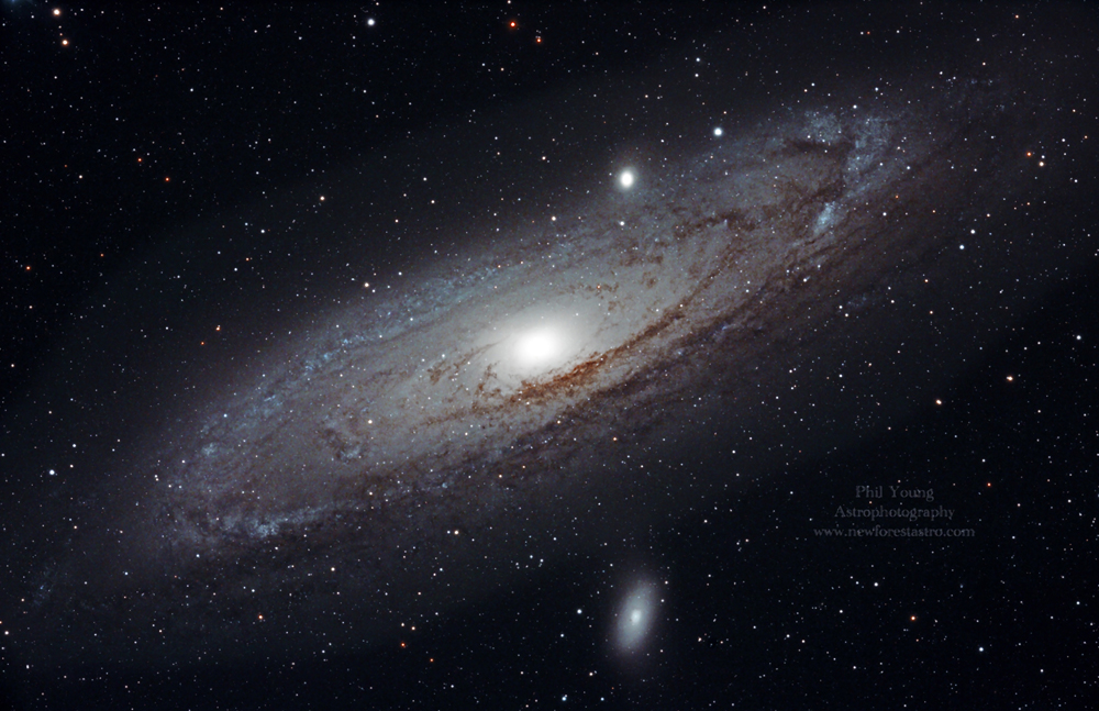 Andromeda Galaxy 2.5 million light years away