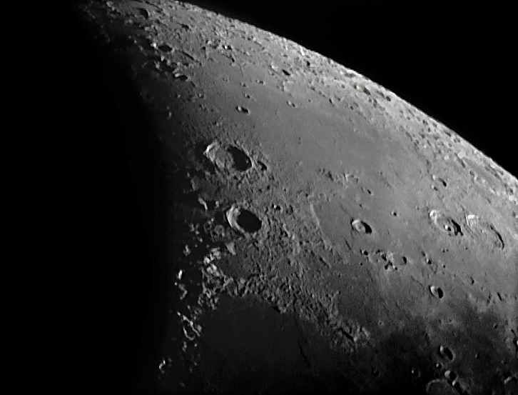 Center left Craters Eudoxus & Aristoteles 