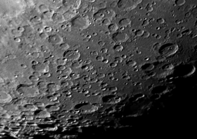 Southern region craters Jacobi - Cuvier & Lillus