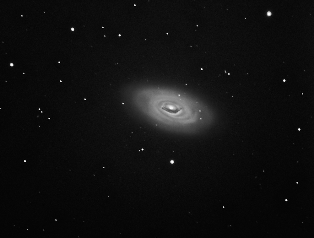 M64 Black Eye Galaxy 17 million light years away