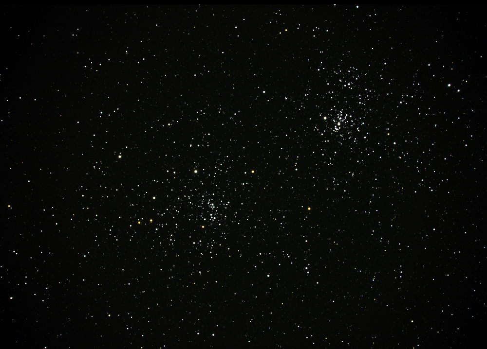 Canon 6dmk11 image Double Cluster NGC 869 & NGC 884 Celestron 8 inch Edge HD scope