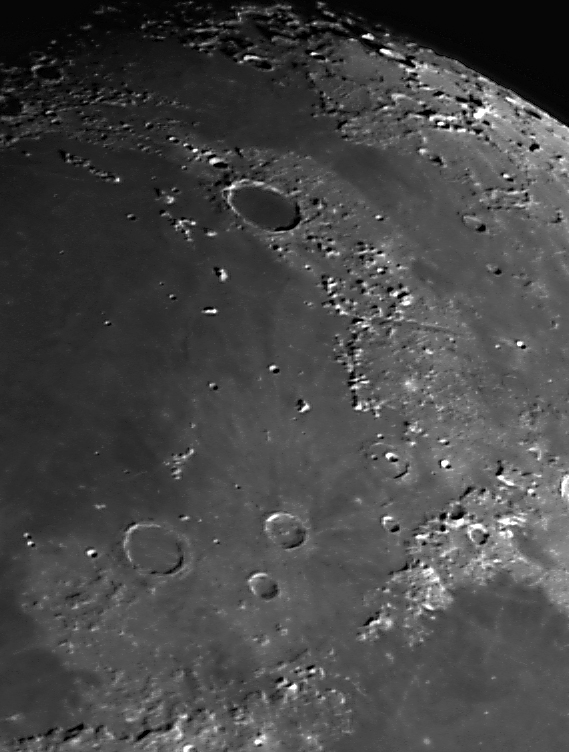 Top Crater Plato & Mare Imbrium